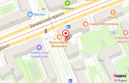 Магазин 220 Вольт на Новочеркасской на карте