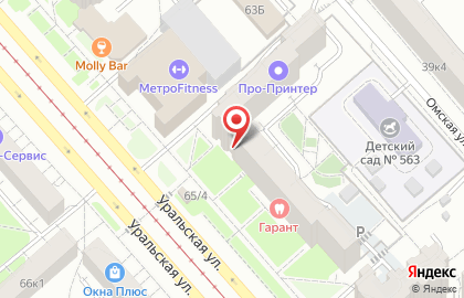 Федеральная сеть Фианит-Ломбард на Уральской улице на карте