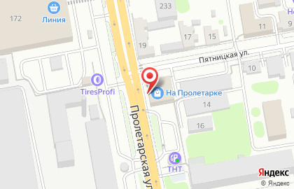 ТЦ На Пролетарке на карте