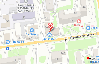 Интернет-магазин Сантехника-онлайн на улице Демонстрации на карте