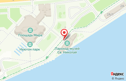 Пароход-музей Св. Николай на карте