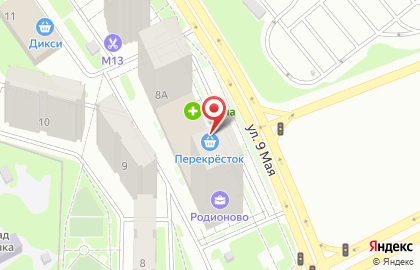 Супермаркет Перекрёсток в Москве на карте