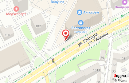 Салон-магазин мебели Prestige в Ленинградском районе на карте