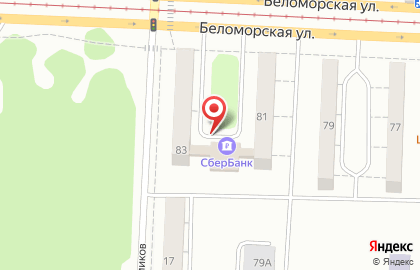 Служба курьерской доставки СберЛогистика на Беломорской улице на карте