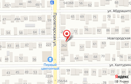 Магазин автозапчастей Yulsun на Пролетарской улице на карте