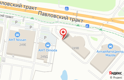 Автомойка в Барнауле на карте