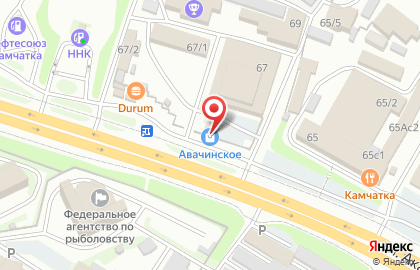 Пивной магазин Авачинское в Петропавловске-Камчатском на карте