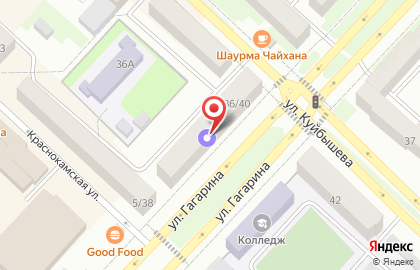 Церковь Христиан Адвентистов Седьмого Дня на улице Гагарина на карте