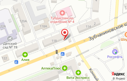 Магазин фруктов и овощей на Зубчаниновском шоссе на карте