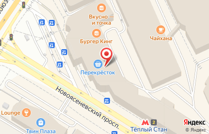 Салон связи Yota на Новоясеневском проспекте на карте