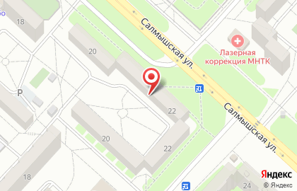 Магазиин хозтоваров Умелец на карте