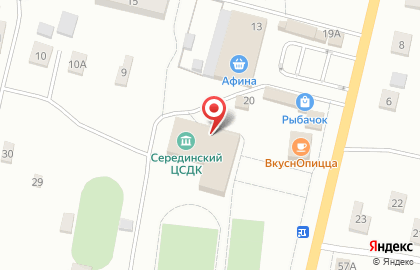 Шаховского Района Серединский Сельский Округ на карте