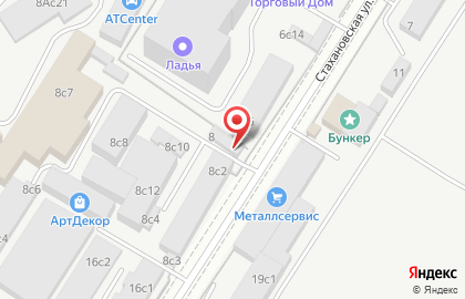 Торговый дом Скала на Стахановской улице на карте