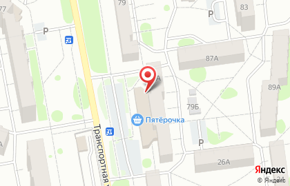 Торговый центр На Транспортной на карте