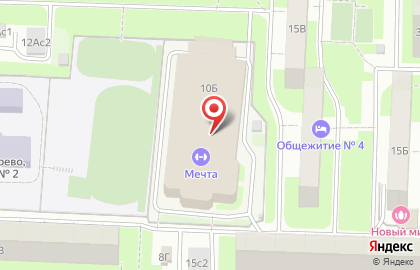 Ночной каток Мечта на карте