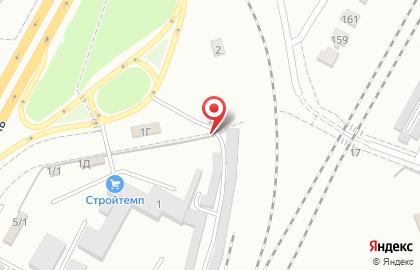 Гаражный кооператив Железнодорожник в Советском районе на карте