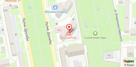 Медицинский центр Ваш Доктор на карте