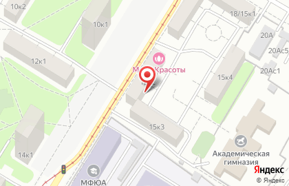 Сервисный центр Lenovo в Москве на Академической на карте