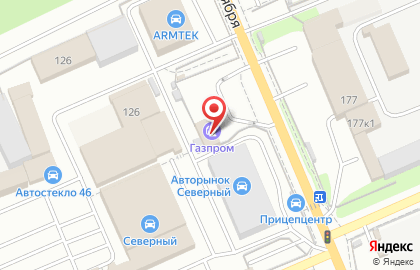 Газпром на улице 50 лет Октября на карте