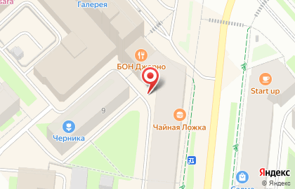 Юридическая компания на проспекте Ленина на карте