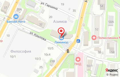 Сеть супермаркетов Тихоокеанский на Некрасовской улице на карте