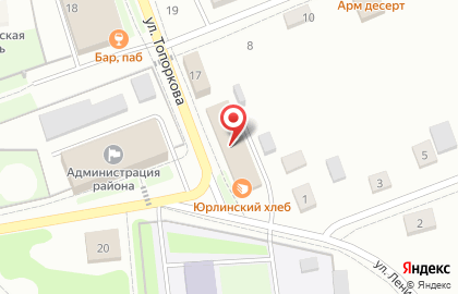 Аптека Планета Здоровья в Юрле на карте