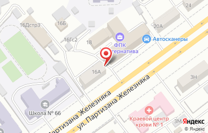 Матрас-ателье Consul на улице Партизана Железняка на карте