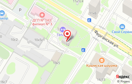 Учебно-методический центр по ГО и ЧС Юго-Восточного административного округа г. Москвы на карте