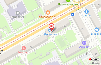 Супермаркет Лион на улице Мира, 57 на карте