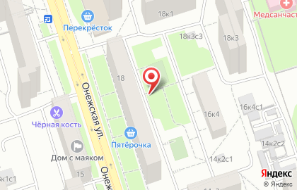 МясновЪ Пекарня на Онежской улице на карте