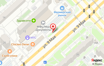 Столовая на ул. 9 Мая, 12/2 на карте