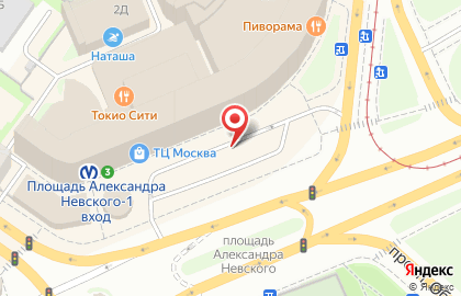 Интурист Магазин Путешествий на площади Александра Невского II на карте
