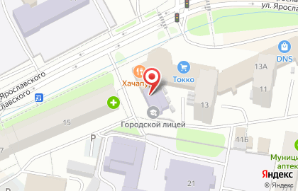 Якутский городской лицей на карте