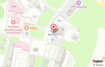 Зареченский каравай на карте