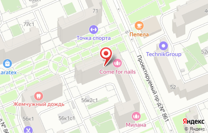 Детский сад и центр развития Бэби-клуб в Чечёрском проезде на карте