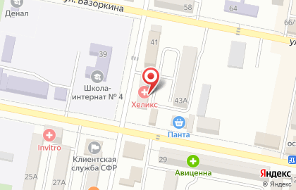 Хеликс на карте