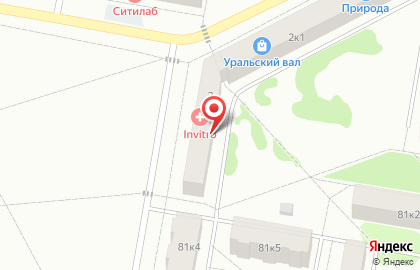 Магазин Красное & Белое на улице Воронова, 2 на карте