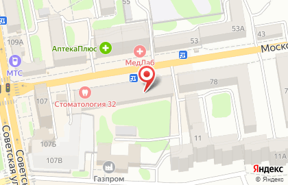 Стоматология Стоматология-32 на Московской улице на карте