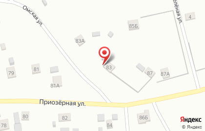 Избирательный участок №469 на Приозёрной улице на карте