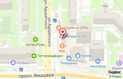 Кафе-пекарня Покровские пекарни на улице Адоратского, 6В на карте