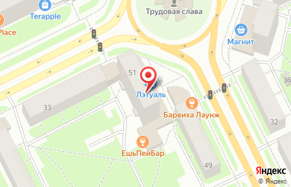 Магазин продуктов Йола-маркет на Октябрьском проспекте на карте