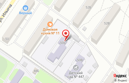Детский сад №460 в Орджоникидзевском районе на карте