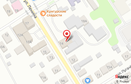 Магазин автозапчастей и автотоваров на улице Ленина на карте