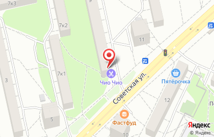 Японская парикмахерская Чио Чио на Советской улице на карте