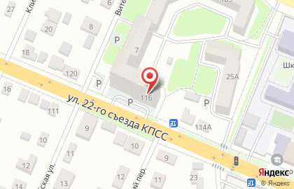 Продуктовый магазин Нота в Бежицком районе на карте