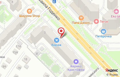 Школа танцев Танцевальная студия Evolvers на улице Михаила Годенко на карте