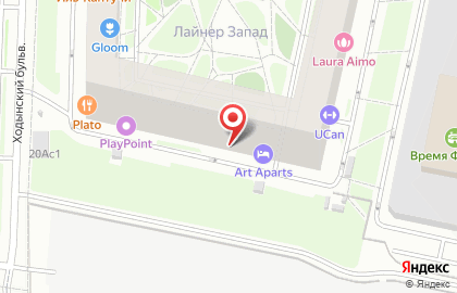 Супермаркет Пятёрочка в Москве на карте