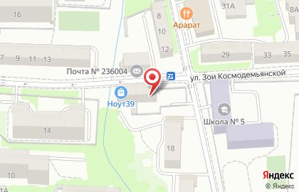 Клиника репродукции ICLINIC на улице Зои Космодемьянской на карте