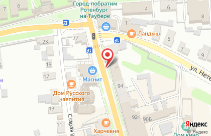 Квартал на улице Ленина на карте