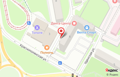 Стоматология Дент-арт на Серпуховской улице на карте